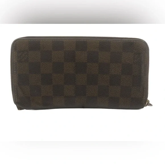 AUTHENTIC Louis Vuitton Damier Ebene Zippy Wallet - Picture 2 of 9